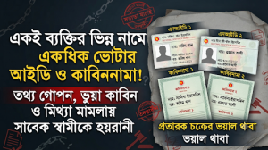 ভূরুঙ্গাামারীতে একাধিক এনআইডি ও দ্বৈত কাবিনের অভিযোগ: খোরপোষ আদায়ে প্রতারণার চেষ্টা আইনানুগ ব্যবস্থা গ্রহনের দাবী।