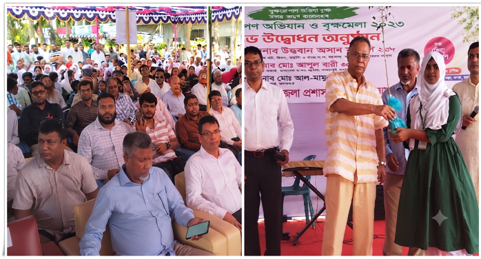 জয়পুরহাটে ৩ দিনব্যাপী বৃক্ষরোপণ ও বৃক্ষমেলার উদ্বোধন পরিবেশ রক্ষায় বৃক্ষরোপণের বিকল্প নেই- মন্ত্রী ইকবাল হাসান মাহমুদ